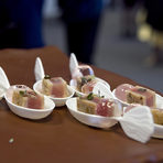 Селекция от аmuse bouches, приготвена от Red Devil Catering.