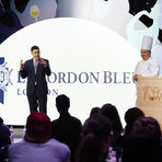 Лекторският панел беше отркит с презентация от организационните партньори на събитието Le Cordon Bleu London, прдставени от г-н Джонатан Мозес, който разказа подробности за дейността на известната кулинарна академия.
