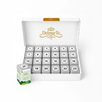 DelmarTe Чаен адвент календарОще едно предложение от Dabov Specialty Coffee с 24 впечатляващи чайове в пакети по 20, 30 и 40 г – комбинация от редки чайове, вечни класики, ароматни плодови и билкови блендове - подходящи за всеки момент и за цялото семейство.От тук 