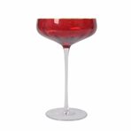 Комплект от 2 стъклени чаши за шампанско/коктейлПерфектният начин да вдигнете тост за любовта - подарете си малко блясък за Деня на влюбените с този комплект от две чаши за шампанско или коктейл. Елегантните и стилни чаши са изработени от стъкло с тънък златен ръб и заоблени фасети. С вместимост 300 мл всяка, добавят финес към масата и правят вечерта специална.От магазин Sferahome, цена: 39.88€