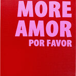 Картина More AmourЗа тези, които вярват, че любовта трябва да се вижда от километри: картината с размери 40 x 50 cm говори с цветове и смел текст, който няма как да остане незабелязан. Печатът върху памучна канава съчетава качество и визуален ефект - забележим начин да внесете настроение и характер в интериора.От магазини Kare, Цена: 23