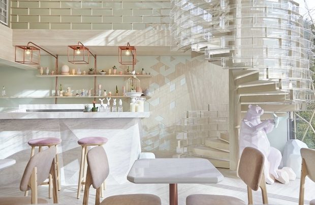 ShugaaБангкокКатегория: "Най-добър ресторант в Азия"Дизайн: Party Space Design 1