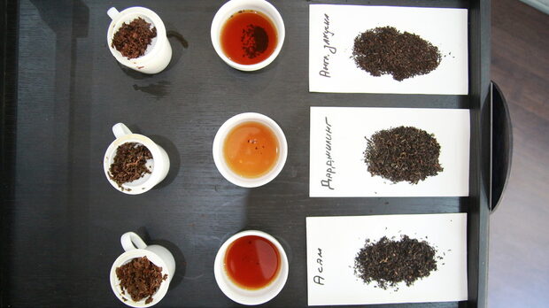 Трите тествани чая - Асам, Дарджилинг, Английка закуска