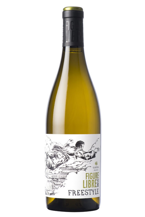 2014 Figure Libre Freestyle Blanc, Domaine Gayda, Languedoc-Roussillon, FranceБяло биологично вино от сортовете гренаш блан, макабео, марсан, русан и шенин блан. Има искрящ и златист цвят. Аромати с нотки на костилкови плодове, бели цветя и билки. На вкус плътно вино с неподправена минералност. Нотките на дъб добавят допълнителна сложност и комплексност. Подходящи храни: рибни ястия, бели меса, леки сирена.Цена: 27 лв.